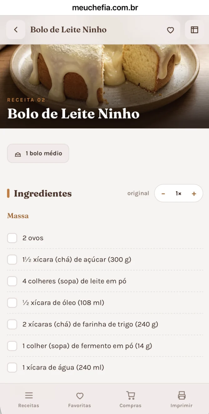 Receita no 1×