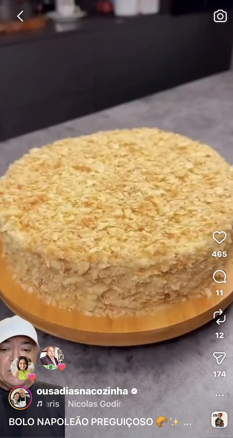 Bolo Napoleão