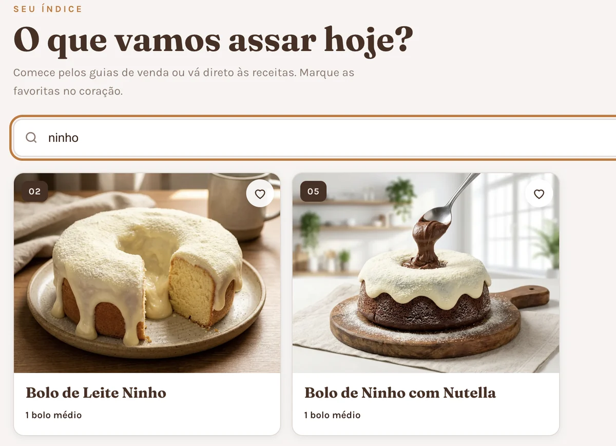 Busca por nome ou ingrediente